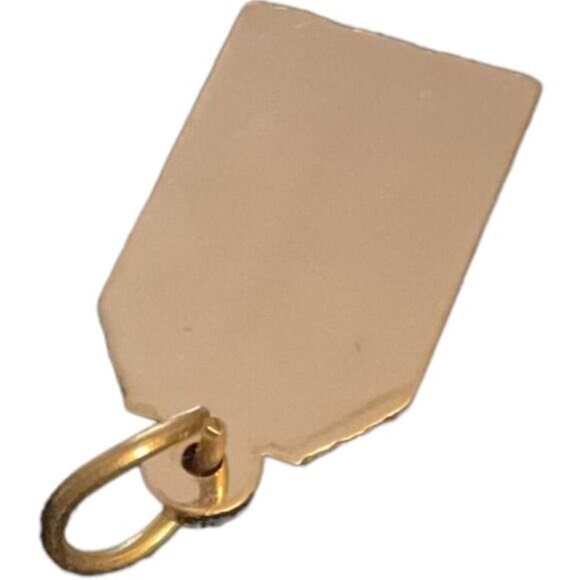 Wine Not? Gold Metal Wine Charm Pendant - Picture 5 of 6